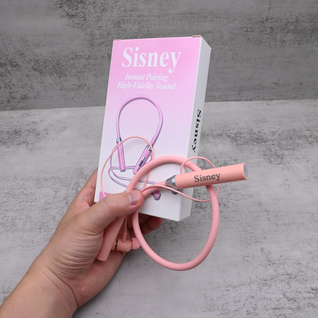 Sisney Premium Wireless Headphones Bluetooth Neckband Earphones with HD Sound Quality
