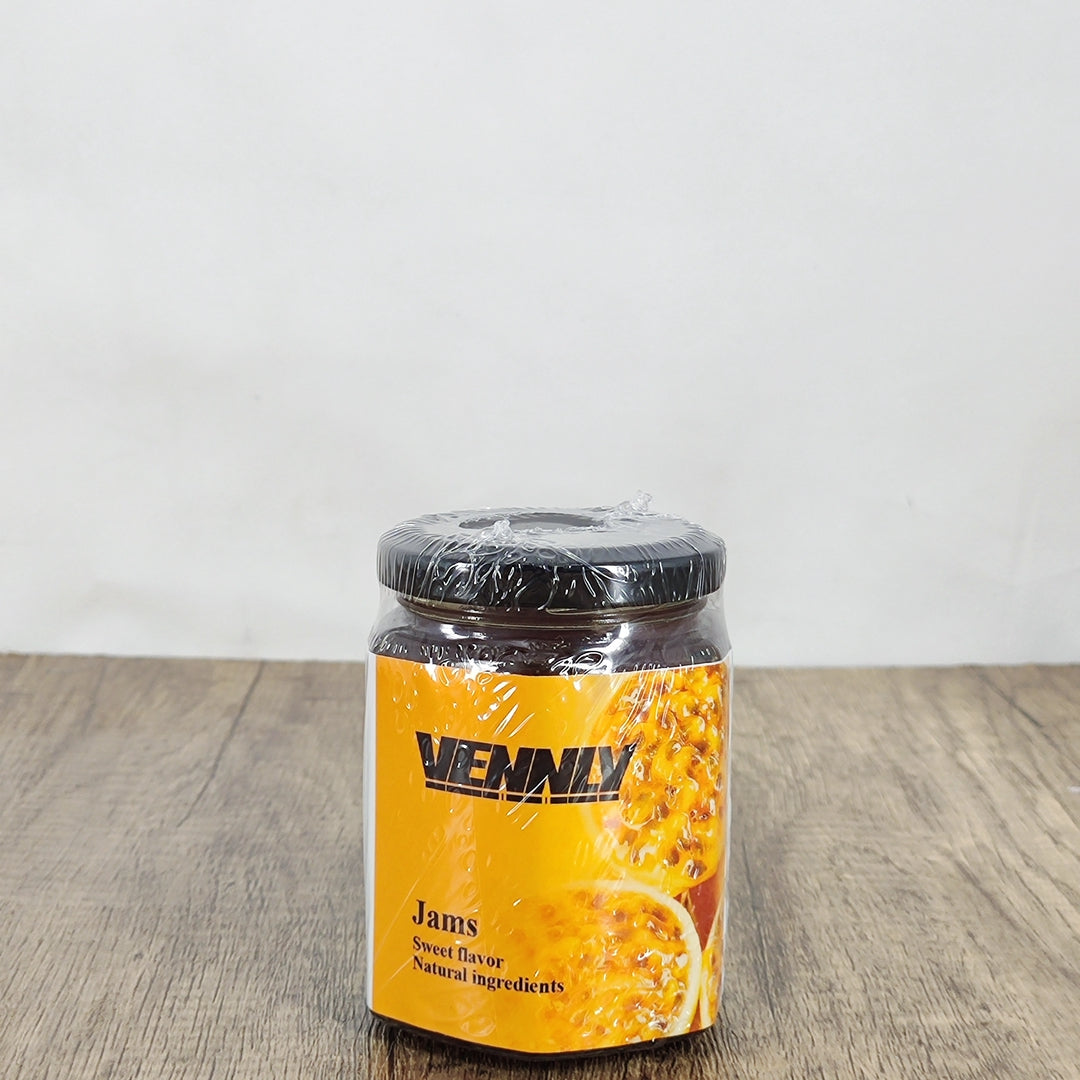 VENNLY Natural Passion Fruit Jam - Tropical and Tangy (11.6 OZ Jar)