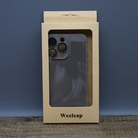 Weeleap Cell Phone Cases Apple iPhone 15 Pro Max Case Gray Durable PC Perfect Fit Scratch Resistant Drop Protection