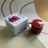Lppbrloving Insulated mugs Red Minimalist ABS Stainless Steel 380ml Lightweight Insulated Mugs