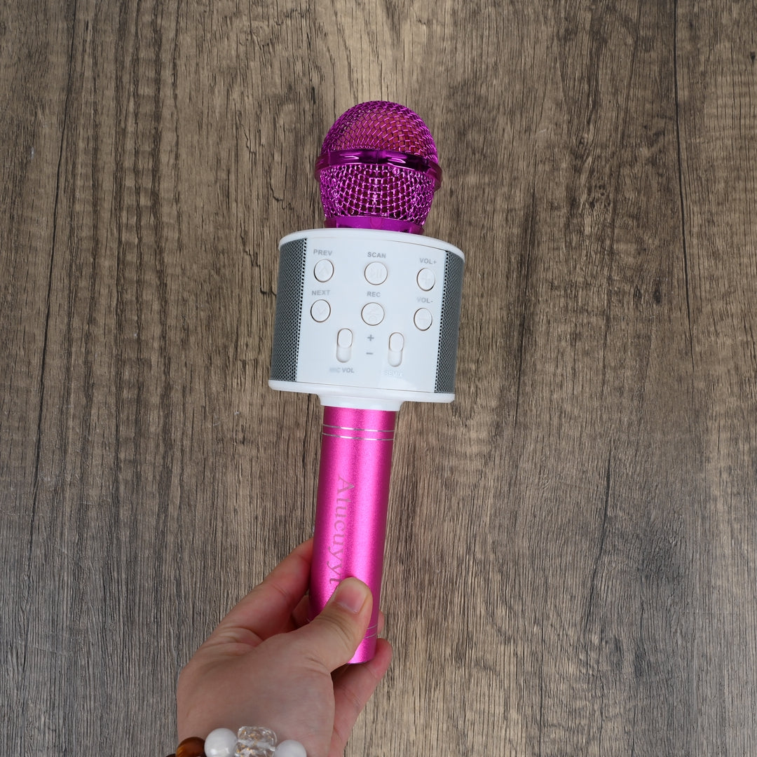 Atucuyyt Professional Wireless Bluetooth Microphones Karaoke Handheld Microphones with Crystal Clear Sound