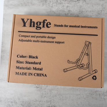 Yhgfe Black Stands for Musical Instruments Guitar Stand for Bass Electric Acoustic Guitars