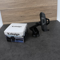 Kxbuigo Universal Car Phone Mount Strong Suction Windshield & Dashboard Smartphone Holder