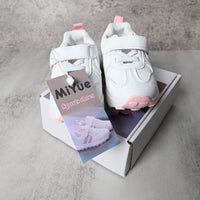 MiYue Children's Lightweight Athletic Shoes Breathable Flexible Sports Sneakers for Kids