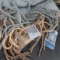 ElleMaxima Unisex Acrylic Fiber Scarf Soft & Warm Lightweight Fashion Scarf for Men and Women