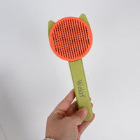 Wekrf Green Cat Grooming Brushes for Pets Deshedding Brushes for Pets with Steel Pins