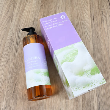 CUEPURA White Tea Scent Shampoo Gentle Cleansing Nourishing Hair Refreshing Fragrance