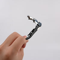 Zzzhouzhizuo Seahorse Wine Openers Multifunctional Bottle Opener Stainless Steel Black Wine Openers Decorative Bar Tool