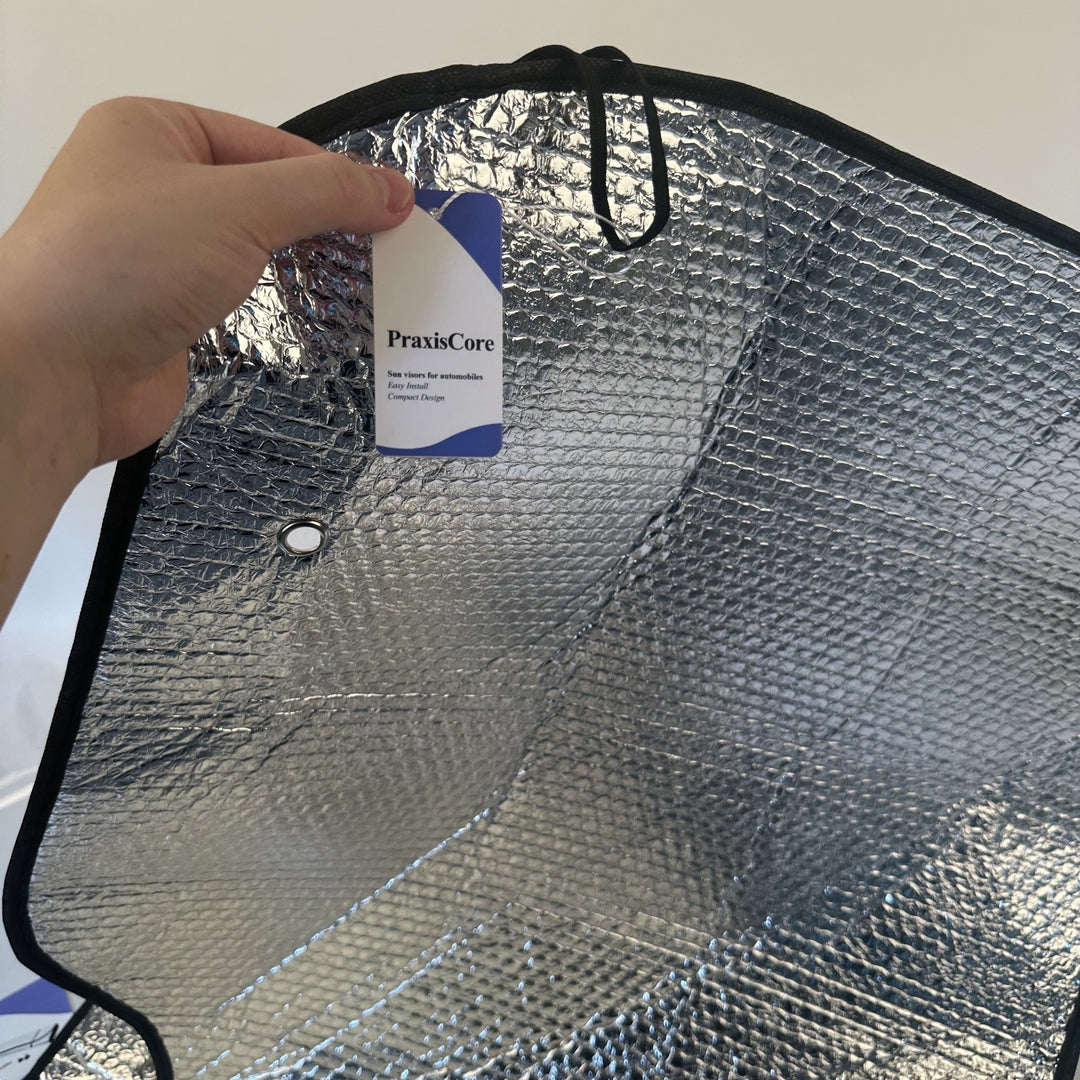 PraxisCore Premium Sun Visors for Automobiles – UV Protection & Heat Reduction for Car Windows