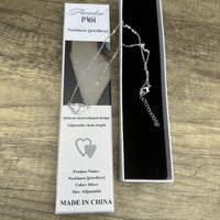 Paradise Necklaces [Jewellery] - Minimalist Double-Ring Heart-Shaped Necklace for Fashion-Forward Elegance