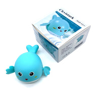 Clevistark Bath toys Blue Aquatic Themed ABS Plastic 10*9*5.5 Centimeter Friendly Smile Bath Toys