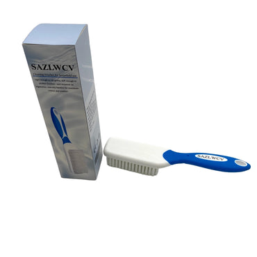 SAZLWCV Cleaning brushes for household use Blue And White 4Cm Wide 17Cm Long Synthetic Fiber Multi-Purpose Cleaning Brushes
