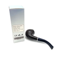 GLABS Tobacco pipes-Classic Wooden Smoking Pipe for Enthusiasts, Durable Briar Wood Design with Smooth Finish, Elegant Gift Idea for Pipe Smokers, Traditional Style