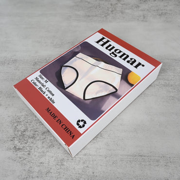 Hugnar Classic White Breathable Panties, Soft Everyday Women's Underwear
