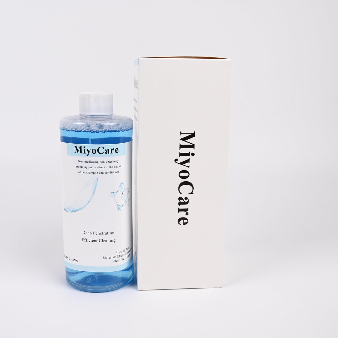 MiyoCare Professional Pet Grooming Non Medicated Non Veterinary Grooming Preparations in the Nature of Pet Shampoo and Conditioner Ultrasonic Cleaning Solution
