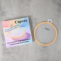 Capvox Reusable Silicone Food Covers for Household Containers Airtight Seal Stretchable Fit