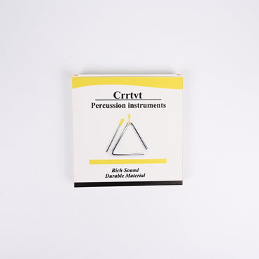 Crrtvt Percussion Instruments Professional Triangle Bell Metal Musical Instruments Educational Orff Teaching Tools