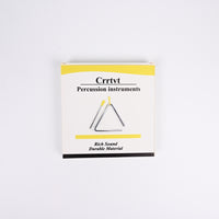 Crrtvt Percussion Instruments Professional Triangle Bell Metal Musical Instruments Educational Orff Teaching Tools