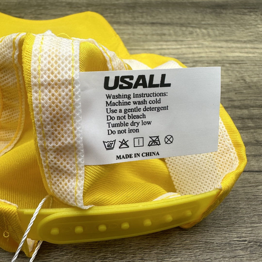 USALL Yellow Baseball Cap for Men and Women - Unisex Adjustable Sport Hat with Sun Protection