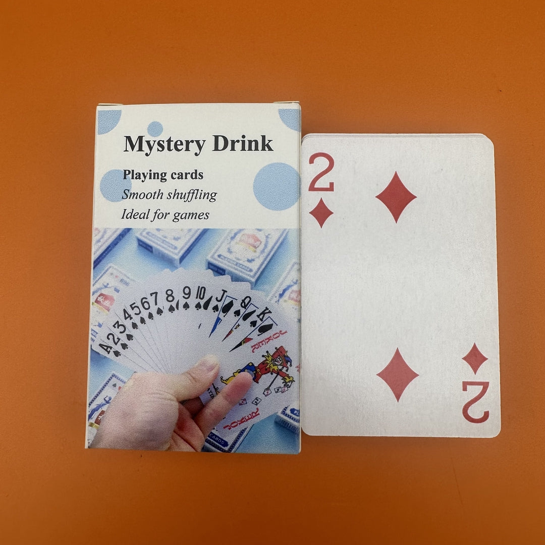 Mystery Drink Premium Poker Playing Cards for Adult Gaming: Crisp, Durable, and Waterproof – Perfect for Classic Card Games and Poker