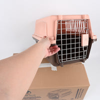 R Other love Brown Pet Carrier Kennels for Household Pets Secure Travel Kennels for Cats and Dogs