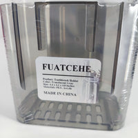 FUATCEHE Practical Translucent Gray Toothbrush Holder - Keep Your Bathroom Organized