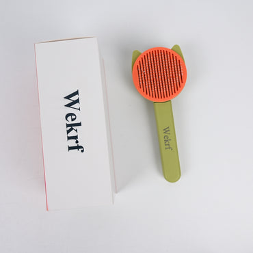Wekrf Green Cat Grooming Brushes for Pets Deshedding Brushes for Pets with Steel Pins