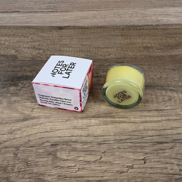 NOTES FOR LATER Osmanthus Scented Soy Candle Natural Long-Lasting Aromatherapy Candle in Yellow