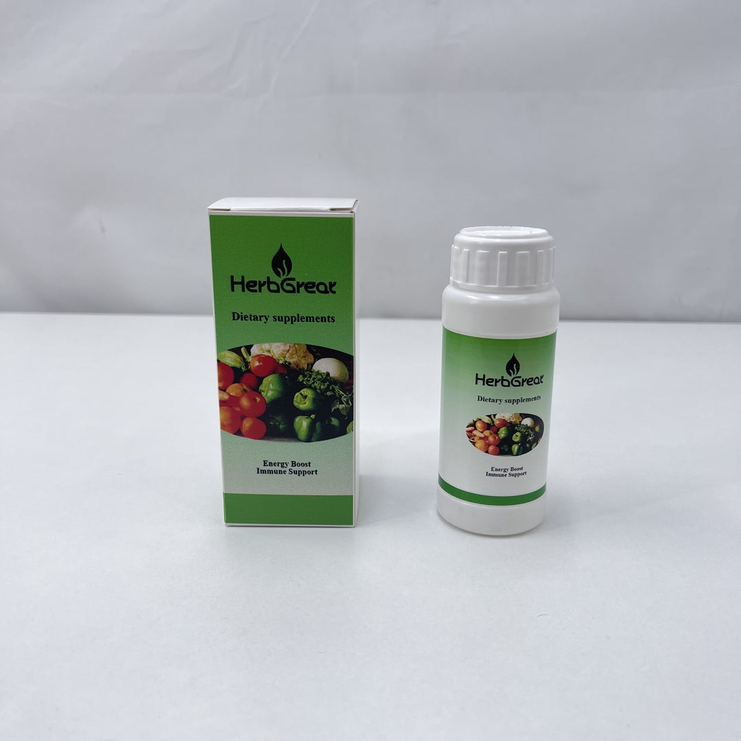 HerbGreat Dietary Supplements - Cyanocobalamin 100mcg Tablets for Energy and Nerve Health