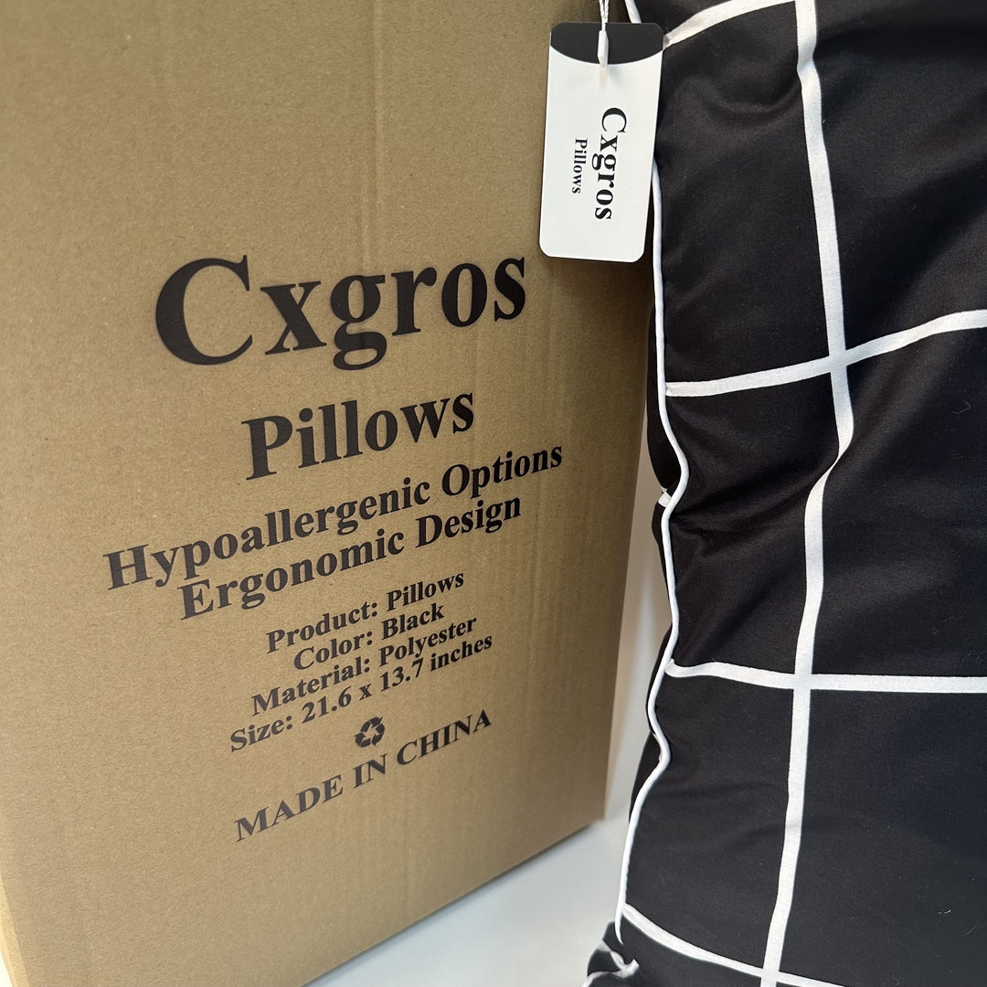 Cxgros Multi-Functional Comfort Sleep Pillows - Premium Soft Pillows for Superior Comfort and Support
