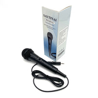 SAYTINAI Microphones Black Dynamic Wired Handheld Stage Singing Power Supply Single Directional 90Hz-11KHz Microphones