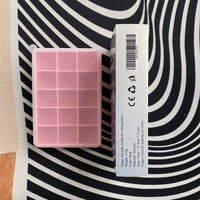 Zxddvuce Ice cube molds for refrigerators BPA-Free Pink Silicone Flexible Leak-Proof Clear Cube Making 17X11.5X3.1Cm 134G Standard Freezer Ice Cube Molds