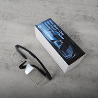 H helmelkin Protective Glasses Safety Goggles Protective Eyewear Impact Resistant Clear Lens Lightweight