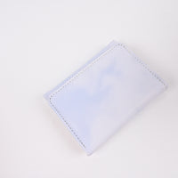 Aremath Blue Leather Wallet Slim Minimalist Wallets with Multiple Card Slots Compact and Portable Design