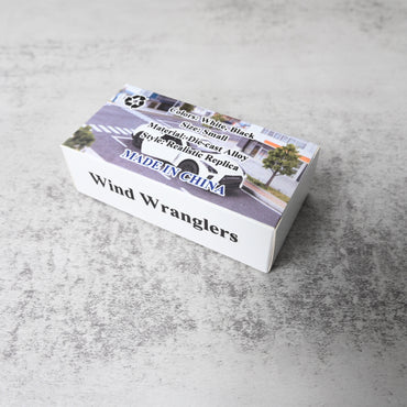 Wind Wranglers 1:42 Scale GTR Alloy Car Model White Pull-Back Toy Vehicle with Realistic Detailing for Kids & Collectors