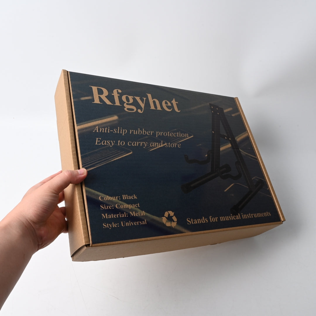 Rfgyhet Stands for Musical Instruments Professional Guitar Stand Universal Adjustable Width Metal Floor Stand for Acoustic Electric Bass Guitar