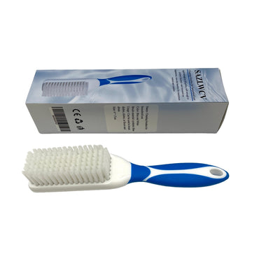 SAZLWCV Cleaning brushes for household use Blue And White 4Cm Wide 17Cm Long Synthetic Fiber Multi-Purpose Cleaning Brushes