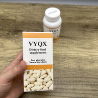 VYQX Unflavored Iodine Supplement Tablets Dietary Food Supplement for Adults