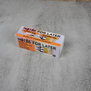 NOTES FOR LATER Advanced Cosmetic Serums Set Anti-Aging, Brightening & Hydrating Facial Serums for Daily Skin Care