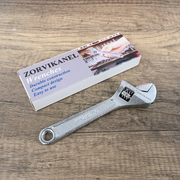 ZORVIKANEL 6-Inch Mini Wrench Compact Adjustable Wrench for Tight Spaces, Durable Tool for DIY & Repairs