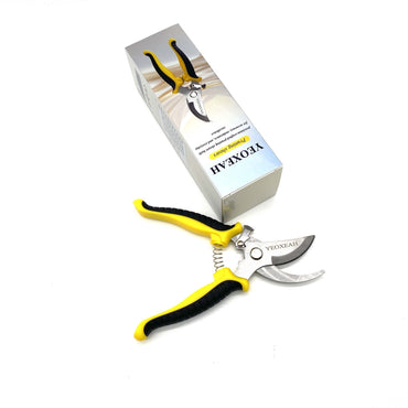YEOXEAH Pruning shears Plastic Handle Metal Blade Rust Resistant Stainless Steel Sharp Hardened Edge Retention Pruning Shears