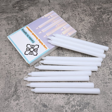 Candles for Lighting White Emergency Candles Long Thick Smokeless Odorless