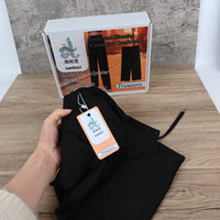 LanGuLi Women's Wide Leg Pants Relaxed Fit Nine-Tenths Length Trousers for Casual & Chic Everyday Wear