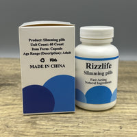 Rizzlife Slimming pills Natural Fat Burner Supplement, Metabolism Booster & Appetite Suppressant for Men & Women