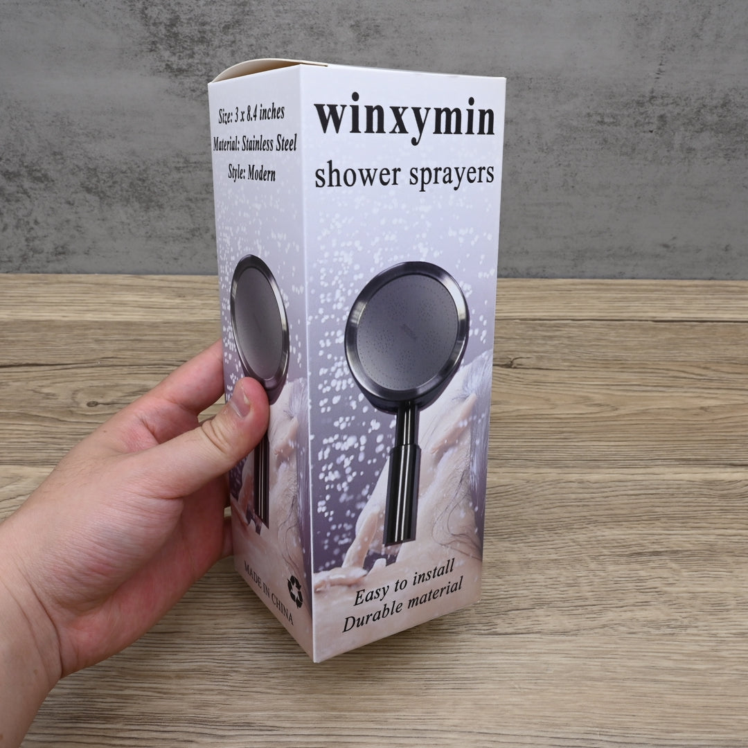 winxymin Plumbing Fixtures, Namely, Shower Sprayers Powerful Water Spray Nozzle with Multiple Settings
