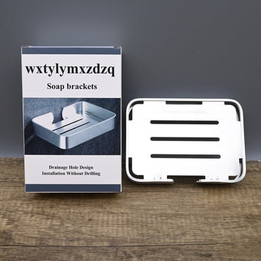 wxtylymxzdzq Modern Bathroom Wall Mounted Soap Brackets Premium Soap Holder Organizer with Drainage System