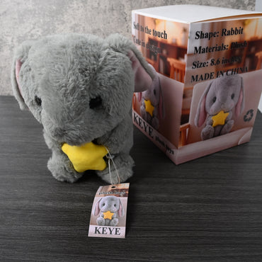 KEYE Rabbit Plush Toys Adorable Soft Huggable Durable Stitching Cute Design for Kids
