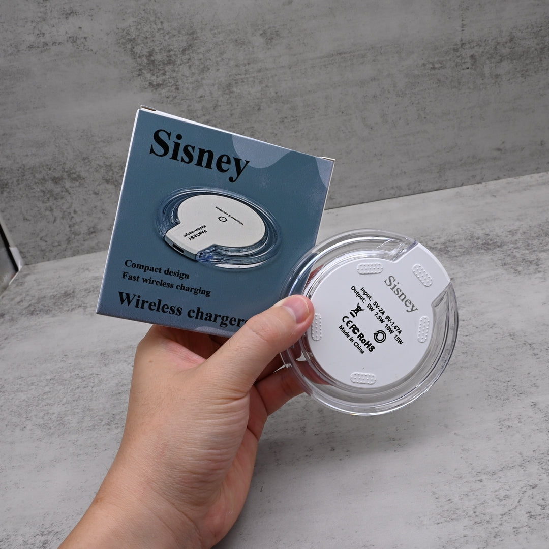 Sisney Wireless Chargers - Ultra-Thin 5W Fast Charging Pad with Universal Compatibility