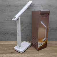 GOOYULINE Modern LED Desk Lamp Adjustable Arm Touch Control Study Reading Light with USB Port Office Table Lamp