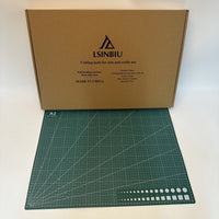 LSINBIU Professional A2 Self-Healing Cutting Mat for Arts and Crafts Use  Large Green Craft Cutting Board for Art